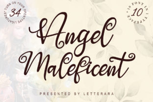 Angel Maleficent: A Font for Crafting with Grace and Style
