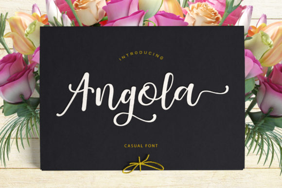 Angola: A Sweet Script Font That Feels Like Handwritten Charm