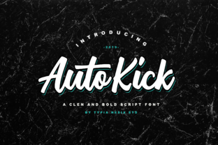 Auto Kick: A Script Font That Elevates Your Brand
