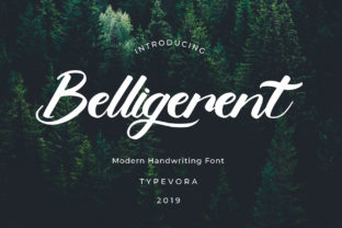 Belligerent: A Bold Script Font That Elevates Your Brand