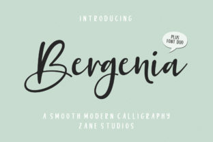 Bergenia Duo: A Script Font That Breathes Life Into Branding