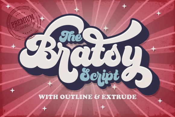 Bratsy: A Vintage Script Font for Campaigns with Soul