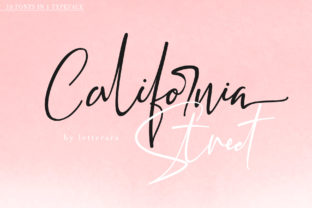 California Street: A Script Font That Adds Personality to Campaigns