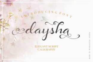 Daysha: The Script Font That Elevates Your Brand’s Visual Story