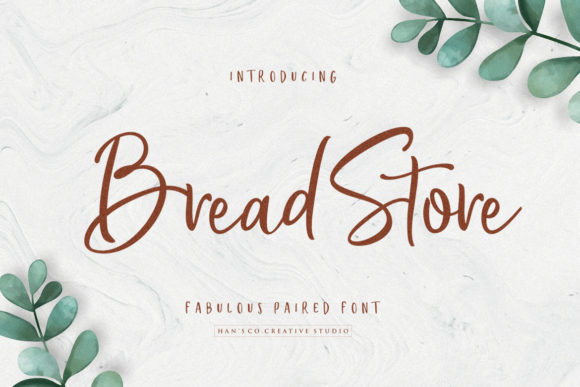 Font Choice That Speaks Volumes: Bread Store in Action