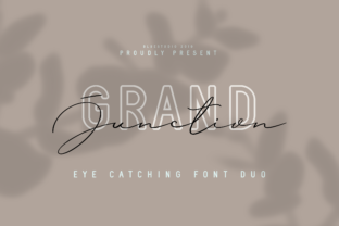 Grand Junction Duo: A Font for Crafting with Style