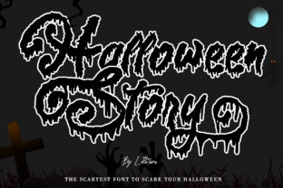 Halloween Story: A Font for Spooky Elegance