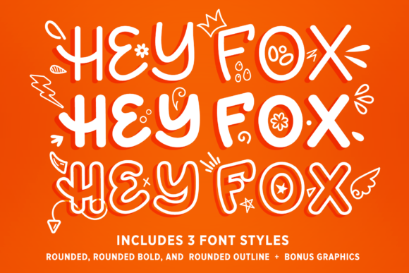 Hey Fox Rounded Font Trio: A Designer’s Take on Campaign Creativity
