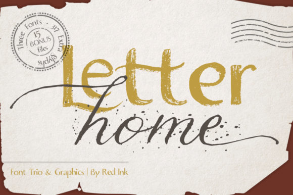 Letter Home: A Script Font That Elevates Your Craft Projects