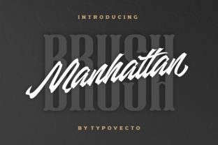 Manhattan Brush: A Modern Script Font for Digital Branding