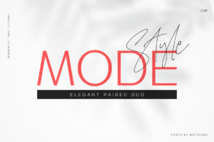 Mode Style Duo: A Font for Elegant Web Design