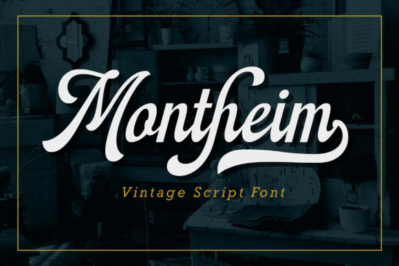 Montheim: A Timeless Script for Handmade Creations
