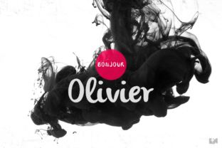 Olivier: A Contemporary French Script Font for Digital Design