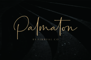 Palmaton: A Font for Authentic Storytelling