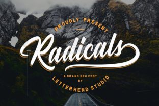 Radicals: A Script Font That Adds Warmth to Digital Design