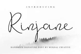 Rinjane: A Handwritten Font That Adds Bold Personality to Your Brand