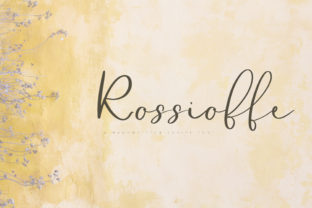 Rossioffe: A Script Font for Campaign Creativity