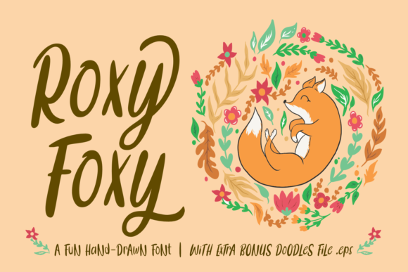 Roxy Foxy: A Handwritten Font for Editorial Elegance