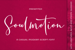 Soulmotion: A Script Font That Elevates Every Craft Project